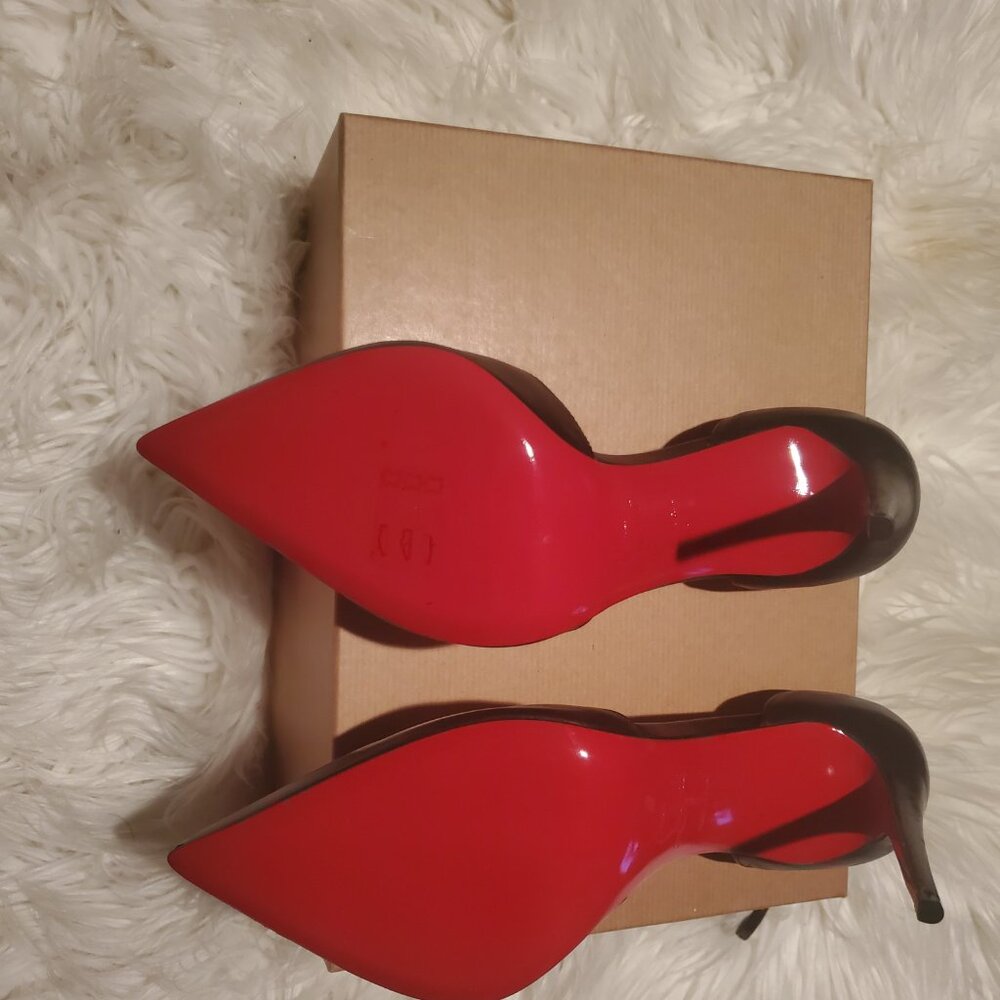 Christian Louboutin UPTOWN 100 NAPPA SHINY BK01/BLACK (size 41) - Picture 4 of 6